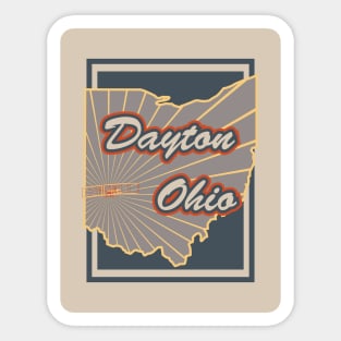 Dayton Ohio Sticker